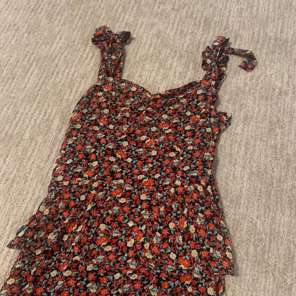 Super cute In the Style X Jac Jessa tie strap ruffle dress